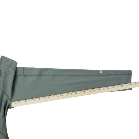 NIKE Girls Nike One Training Leggings Size Large Gray Dri Fit High Rise NWT - Picture 9 of 12